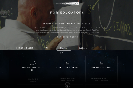 Google带《星际穿越》走进初高中，原来数学物理还能这么学