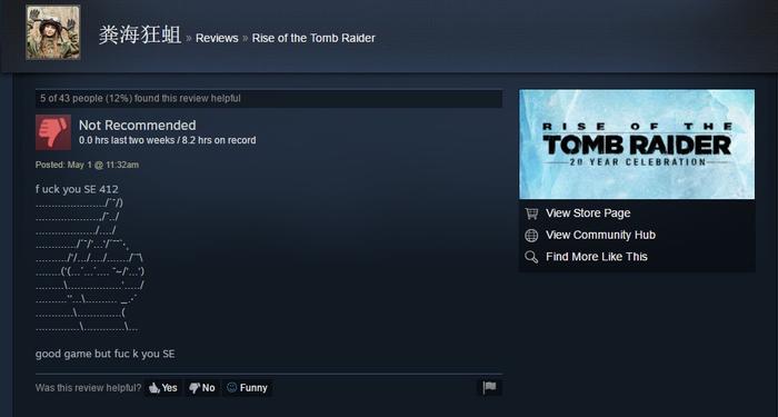 外媒如何看待刷差评？中国玩家正在掌握Steam话语权