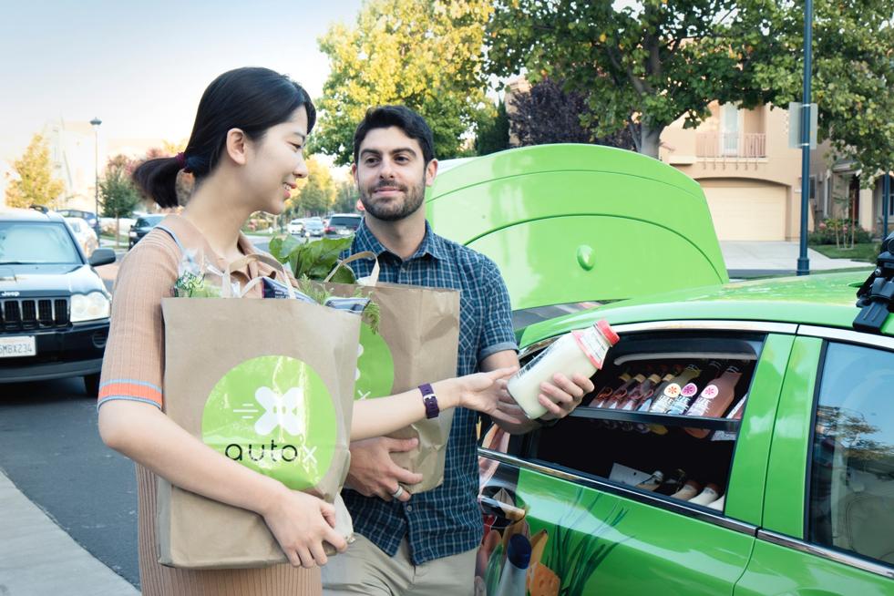AutoX生鲜递送服务，图片由AutoX提供