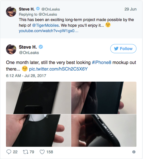 自家兄弟HomePod泄密，iPhone 8采用无边框设计以及面部识别功能