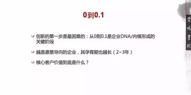 湖畔大学曾鸣演讲：从0到0.1最难，伟大如何孕育于此？