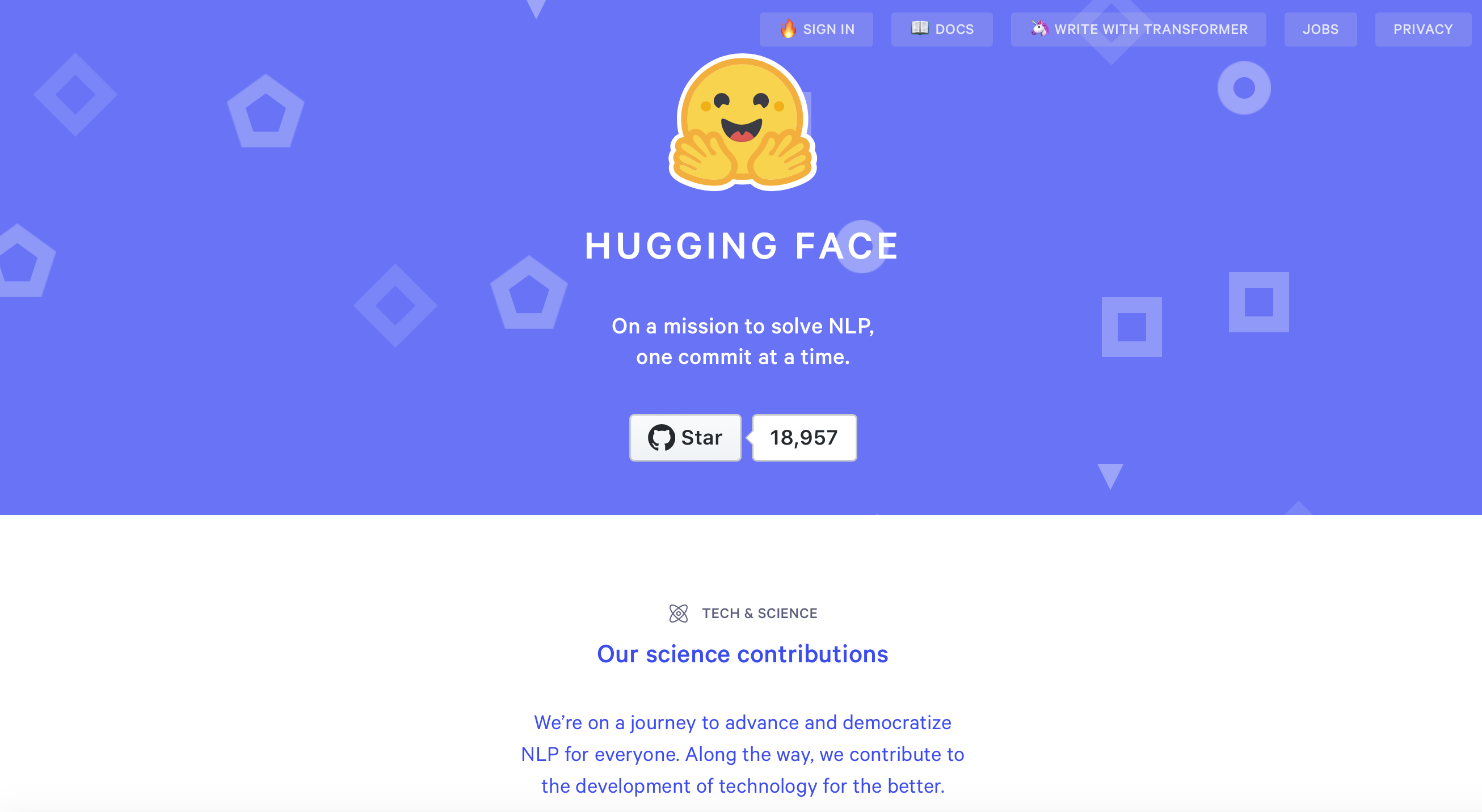 聊天机器人开发商「hugging face」获 1500 万美元融资,用于建立自然