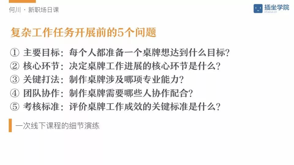 如何高效完成一项复杂工作任务？