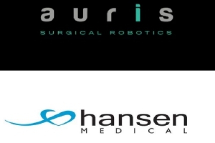 手术机器人公司Auris和汉森医疗合并完成，交易价8000万美元