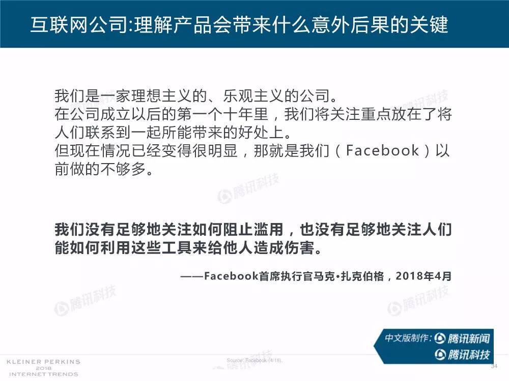 【完整版】2018互联网女皇趋势报告：全球互联网用户出现个位数增长