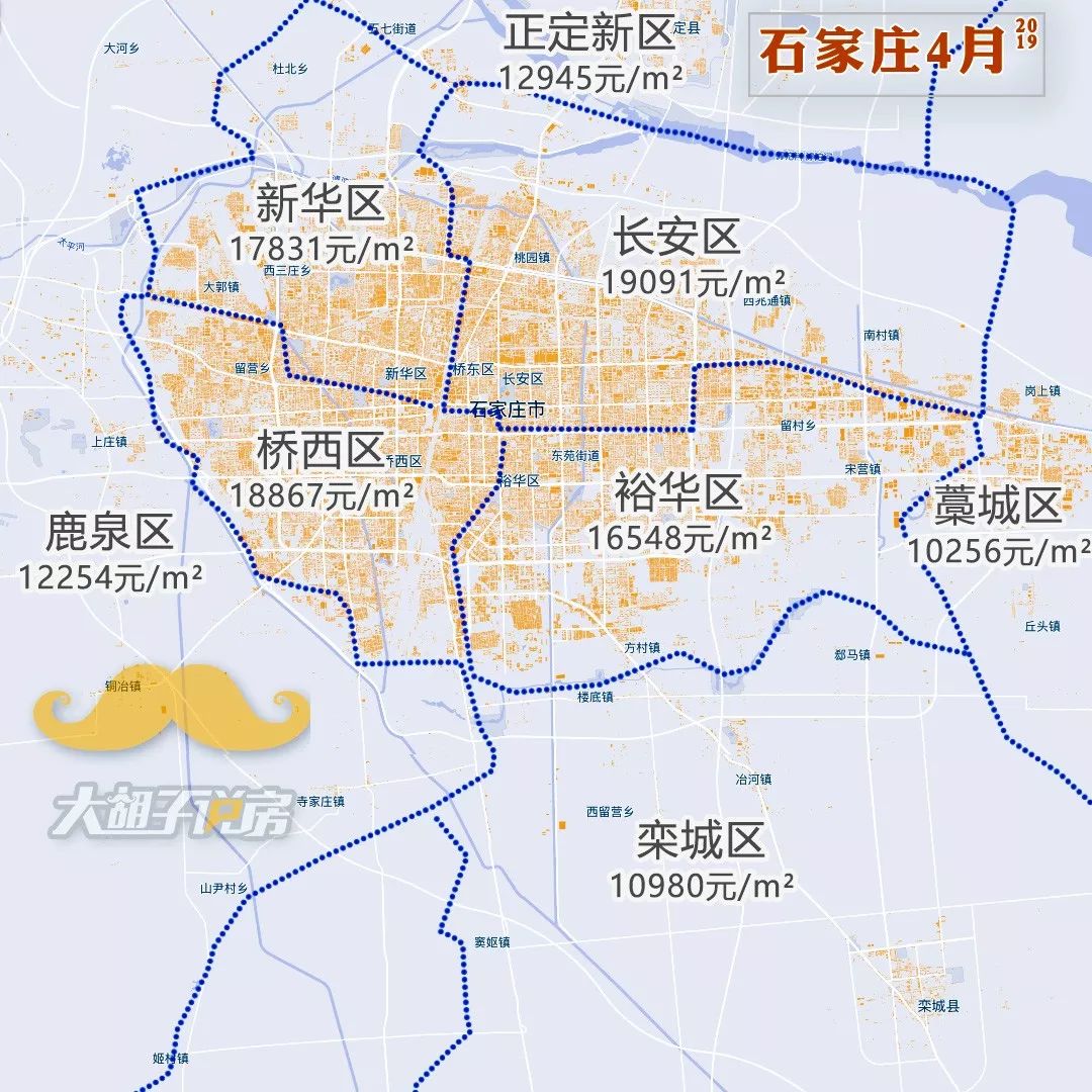 2019年4月热点城市【房价地图】