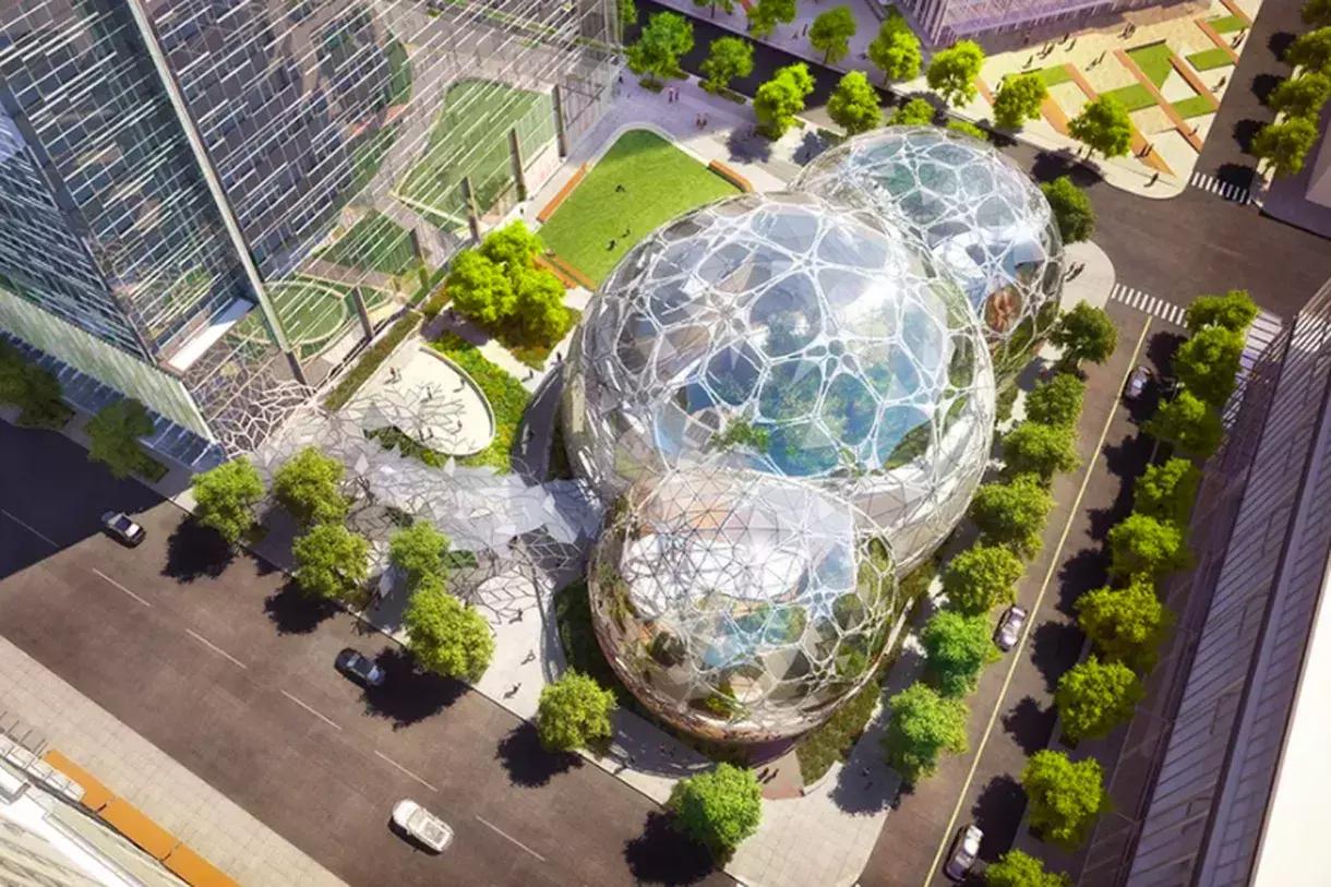 苹果新总部Apple Park已完工，员工曝光了“宇宙飞船”一系列内景图 | 图说