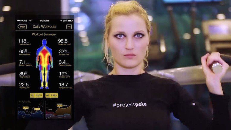 【氪TV视频】内置11个加速计，智能运动衣ProjectPOLE要让每一块肌肉都在正确位置