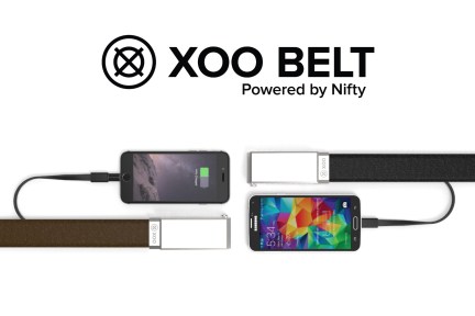 【KrTV视频】你的腰间是什么？Xoo belt 一根能给手机充电的皮带！