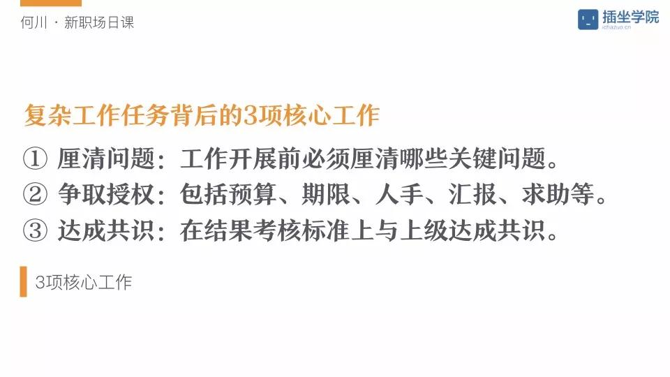 如何高效完成一项复杂工作任务？