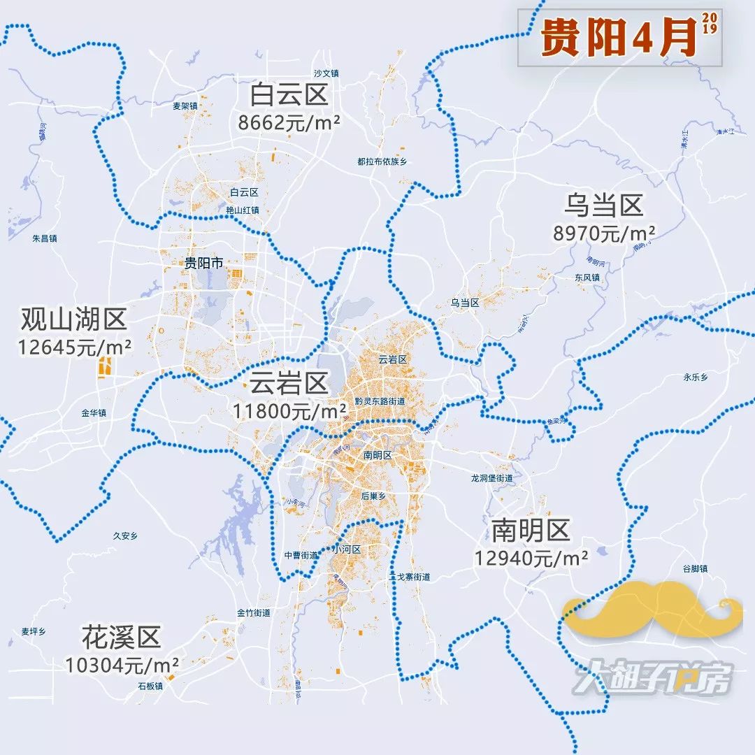 2019年4月热点城市【房价地图】