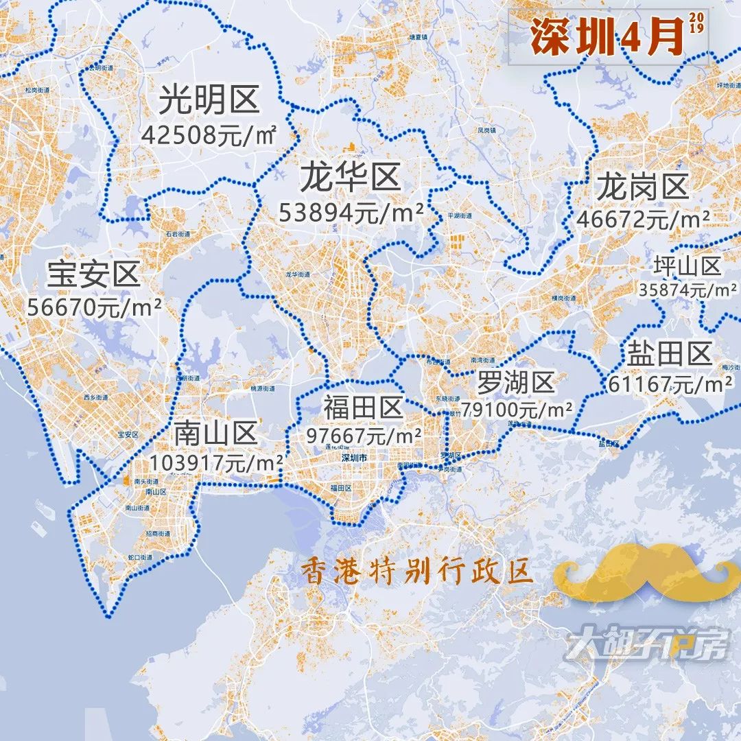 2019年4月热点城市【房价地图】