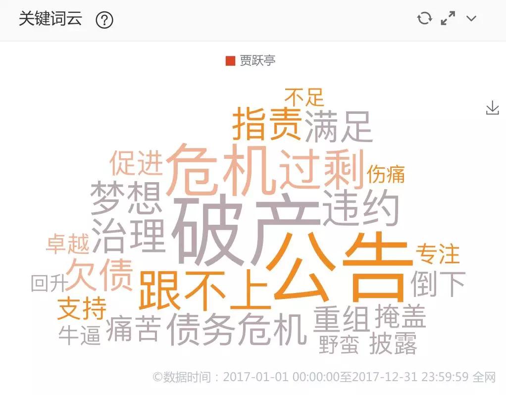 贾跃亭的公开信都喜欢说哪几个词？