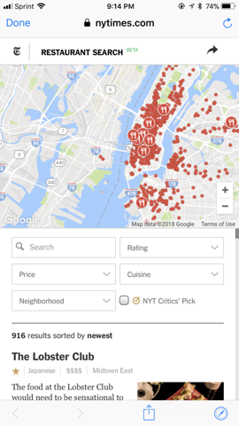 纽约时报+谷歌地图：一个你想不到的UX设计案例