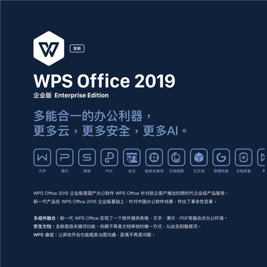 安全问题愈演愈烈，金山WPS企业版想要为政企用户提供全新解决方案