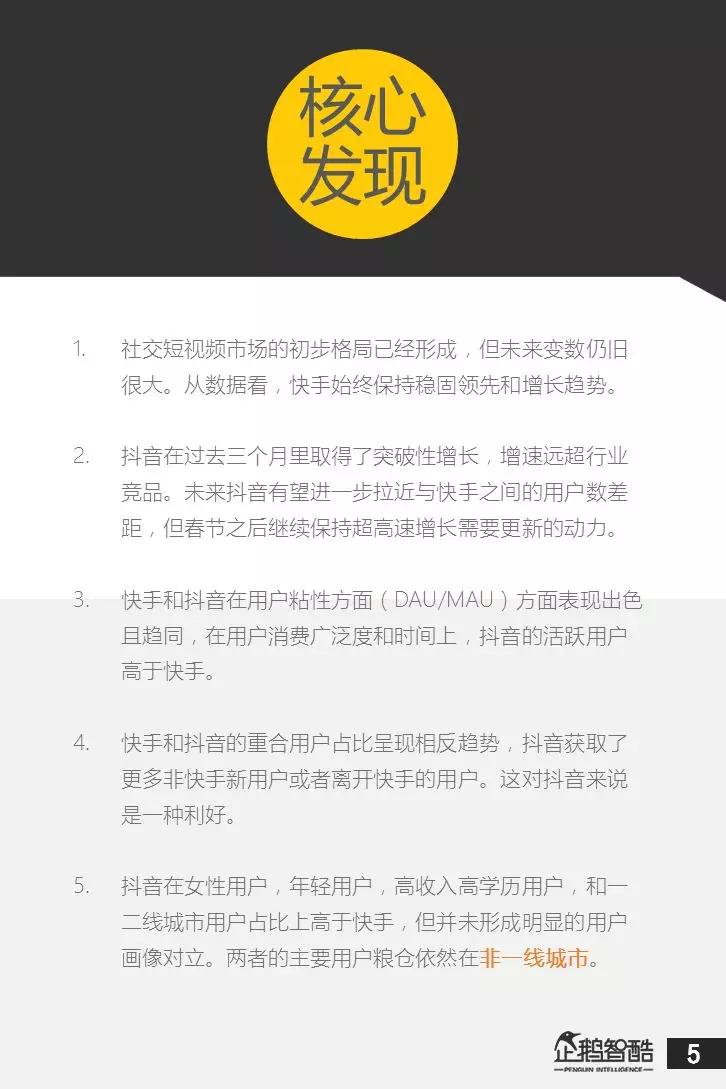 亿级新用户红利探秘：抖音&快手用户研究报告