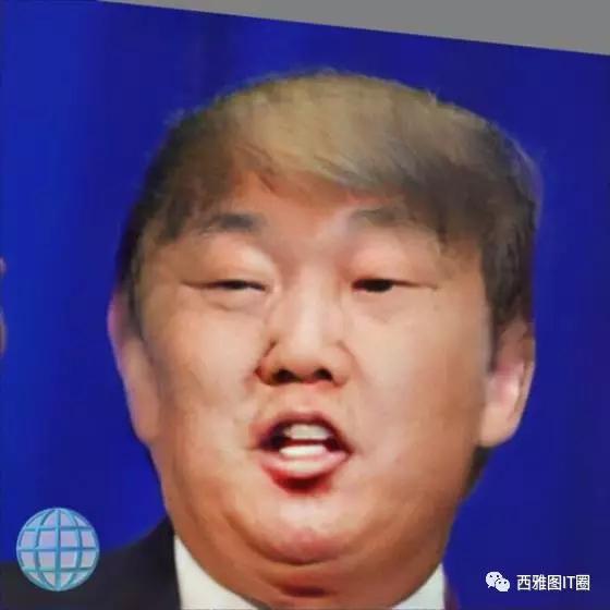 当然还有亚洲川普(前方高能):还可以变成三哥川普:加了滤镜之后就变成