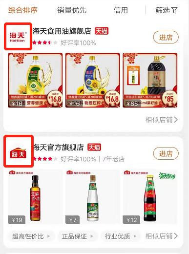 海天食用油不属于海天味业？上市公司与原新三板公司“抢商标”