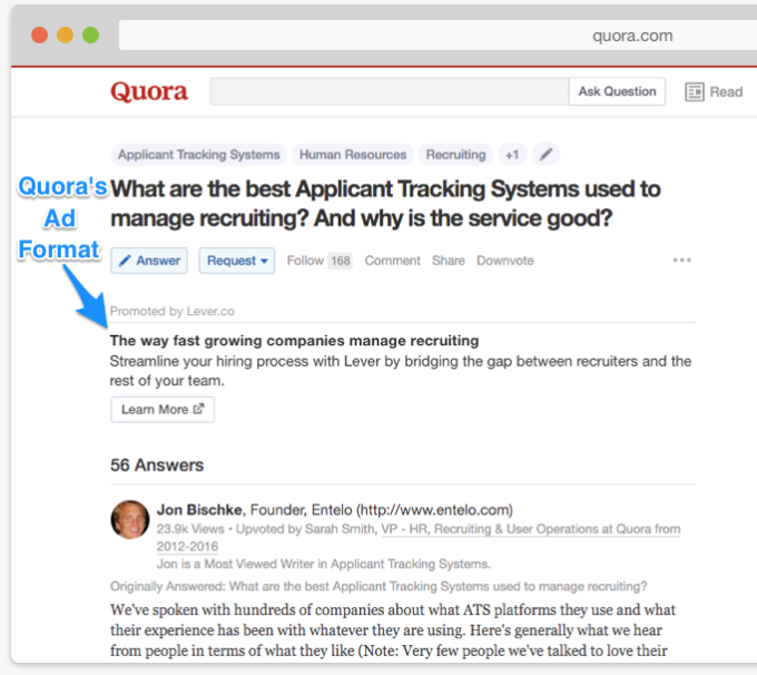 “美国版知乎”Quora 获8500万美元，估值飙升至18亿美元