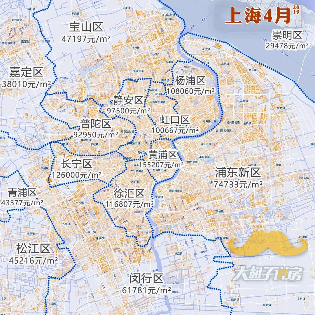 2019年4月热点城市【房价地图】