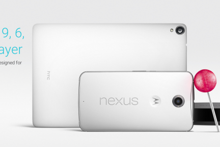 Google正式发布Nexus 6和Nexus 9，Android 5.0代号确定为Lollipop