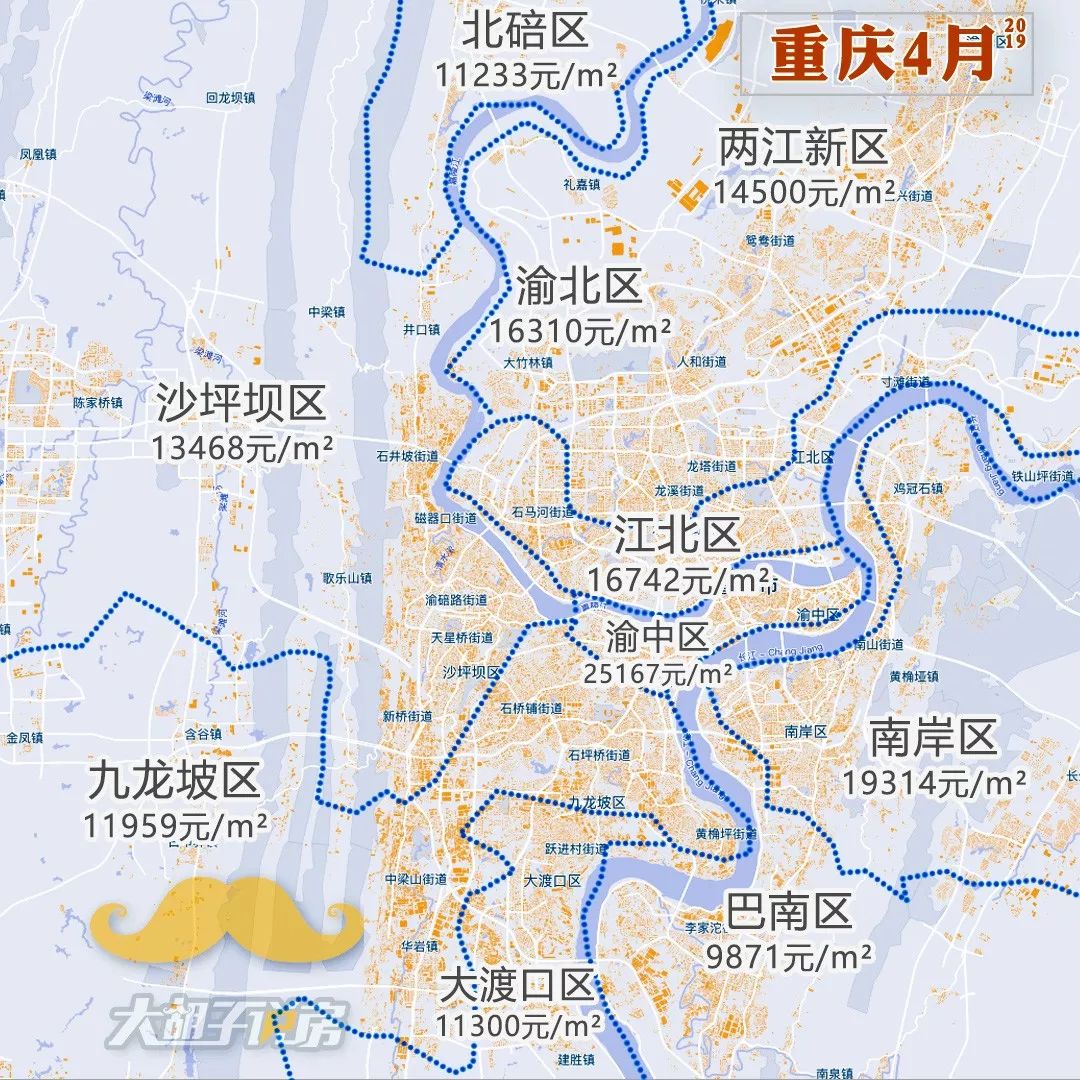 2019年4月热点城市【房价地图】