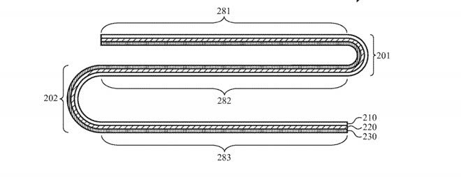 最新专利显示苹果可折叠iPhone或iPad具有柔性外壳