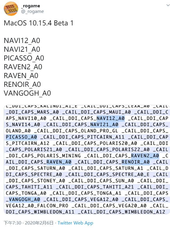 macOS 现新代码，搭载 AMD 处理器的苹果电脑要来了？