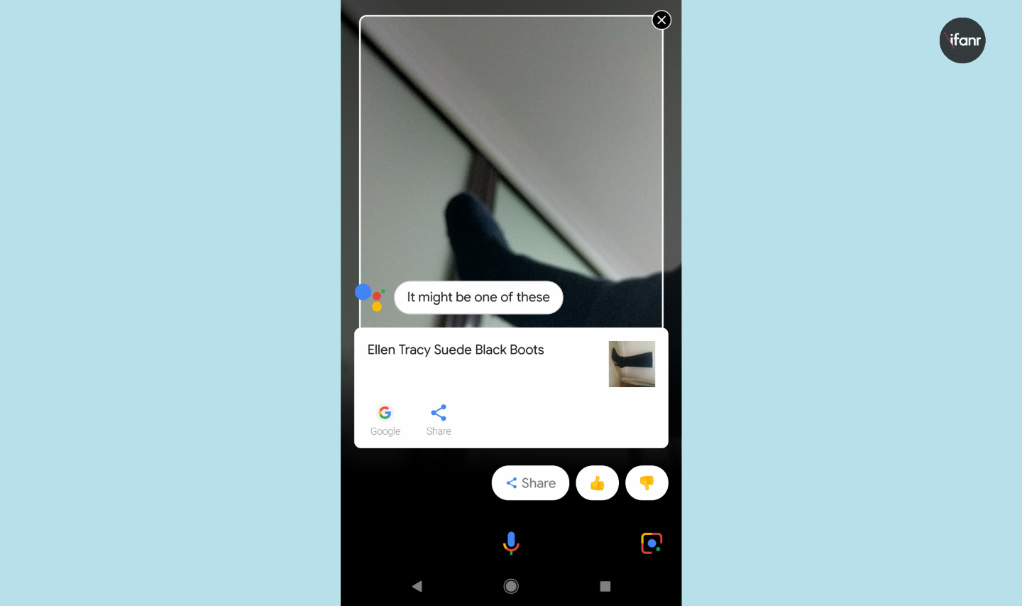 我用 Google Lens 看了一眼去未来的路，似乎还是有点远