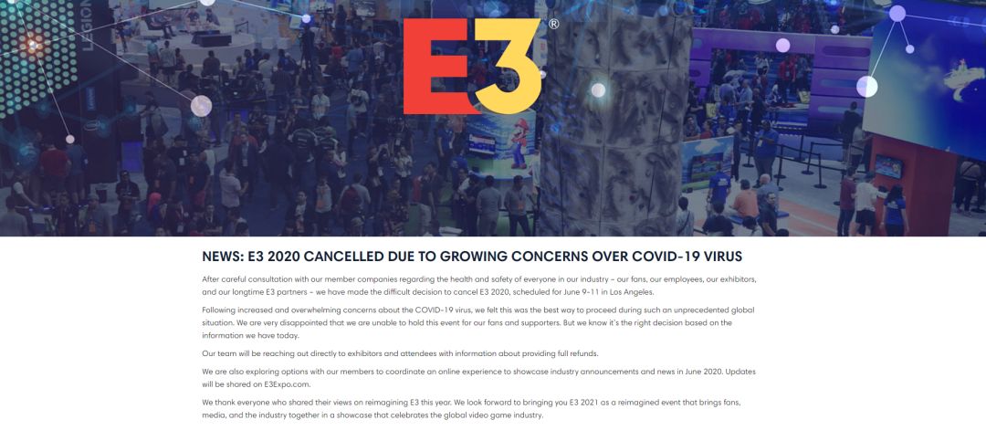 E3取消、GDC改线上直播，这给游戏行业带来了什么影响？