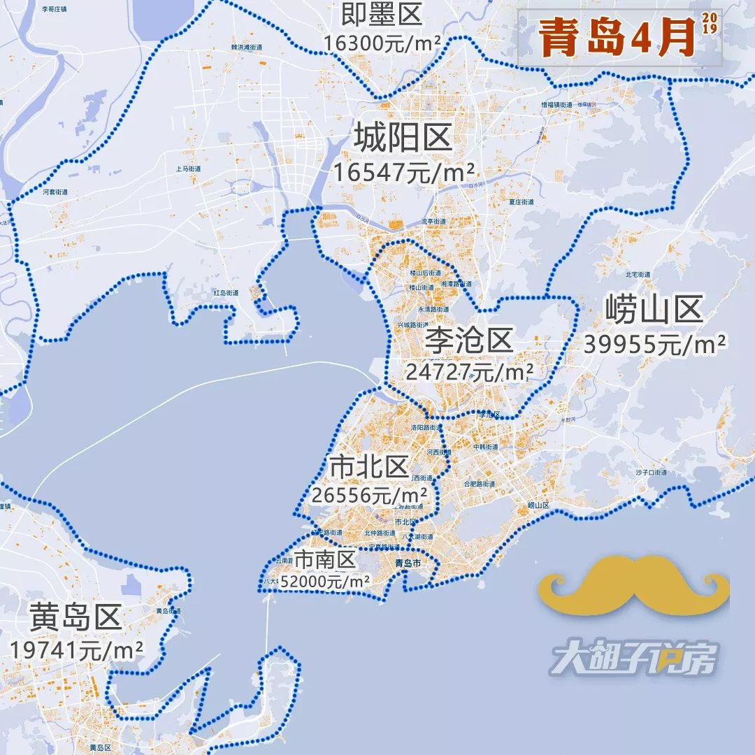 2019年4月热点城市【房价地图】