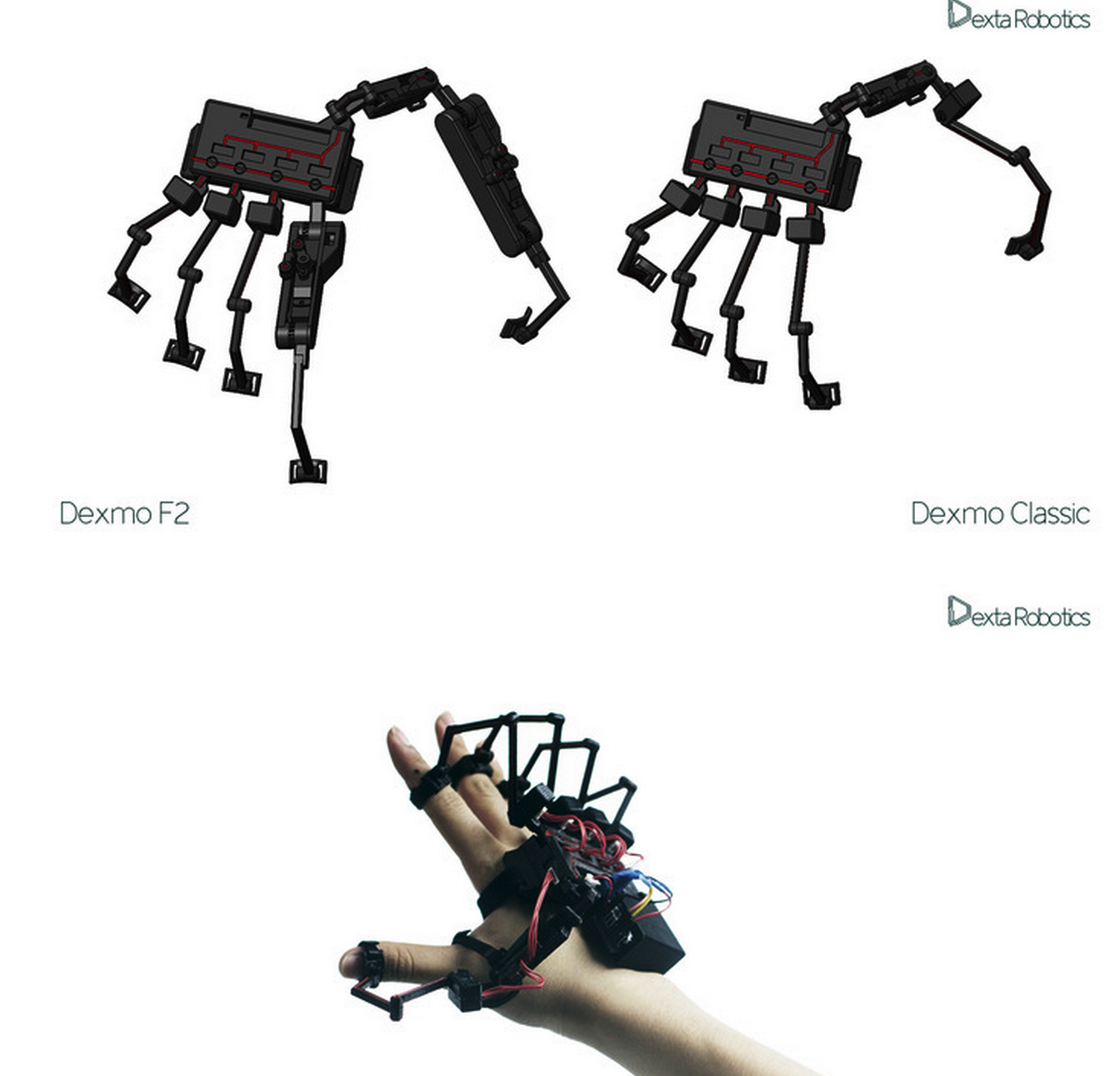 联通虚拟与现实的手部动作捕捉器Dexmo登陆kickstarter，支持力反馈成为亮点