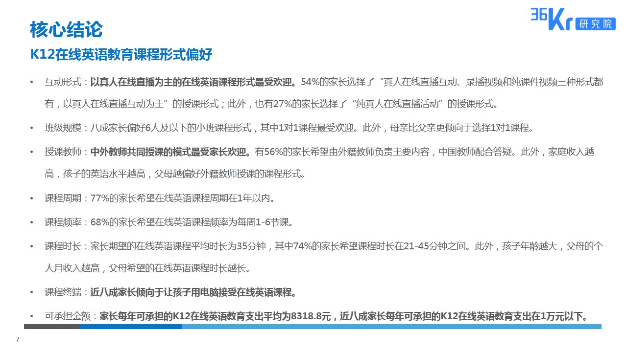 由线下到线上，拥抱英语教育新形式 | K12在线英语教育用户调研报告