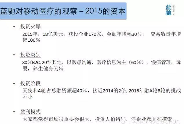 2016年移动医疗新看点：行业并购与立体生态