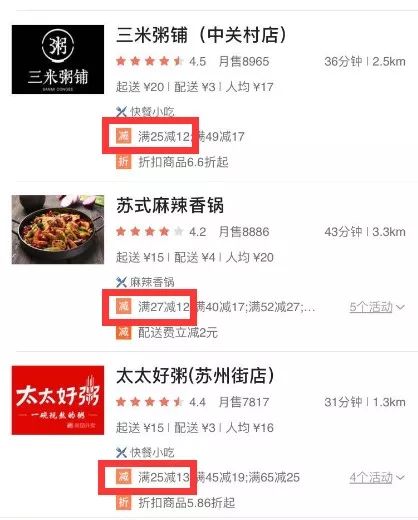 外卖天天满25减21，商家们都是怎么挣钱的？
