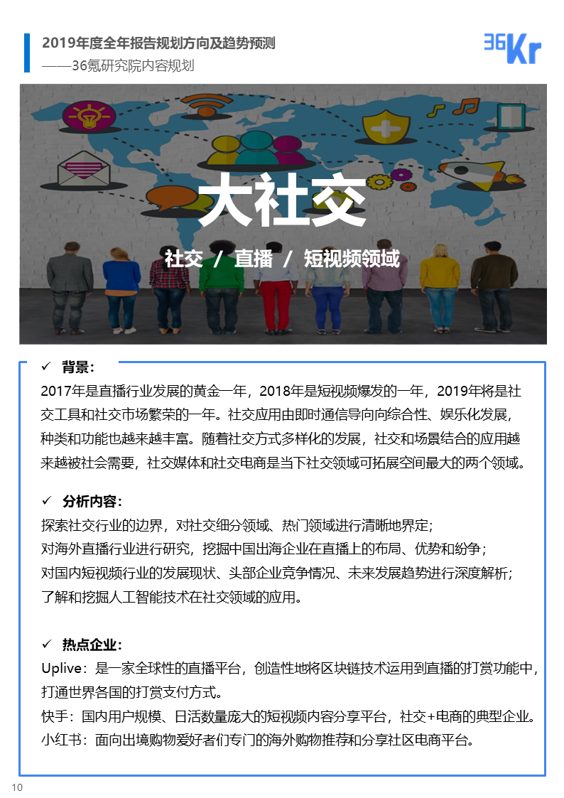 36氪研究|2019年风向趋势分析报告