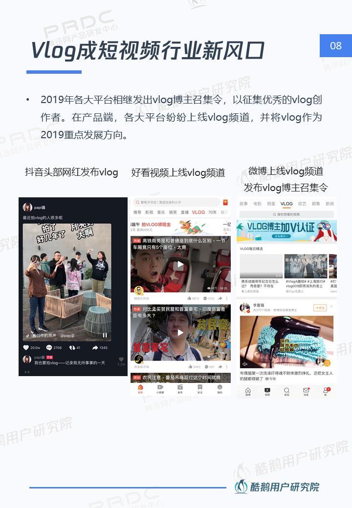 短视频社交和Vlog哪个是行业新风口，这份报告给出了答案