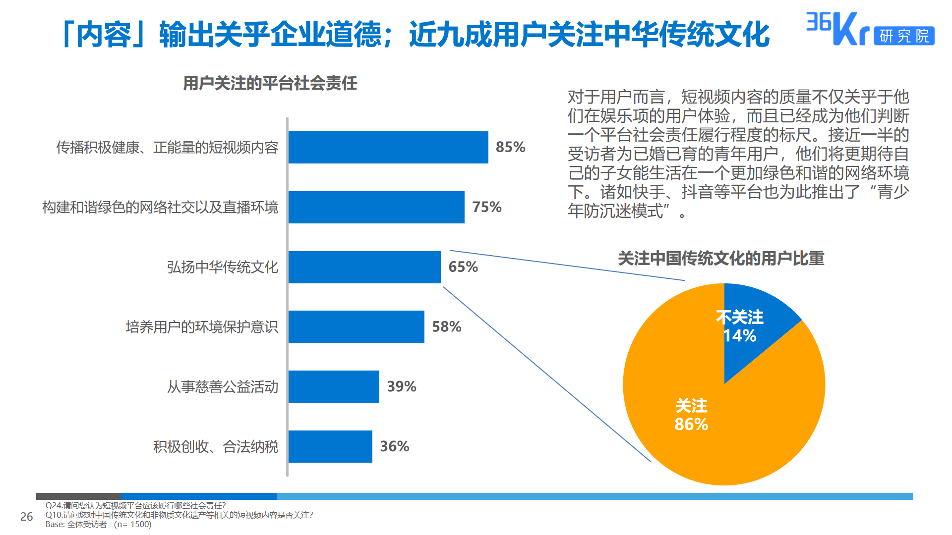 36氪研究 | 短视频平台用户调研报告