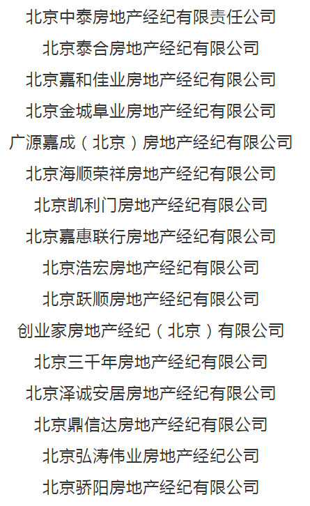 北京查处16家违规发布房源信息房产中介，两家为再犯