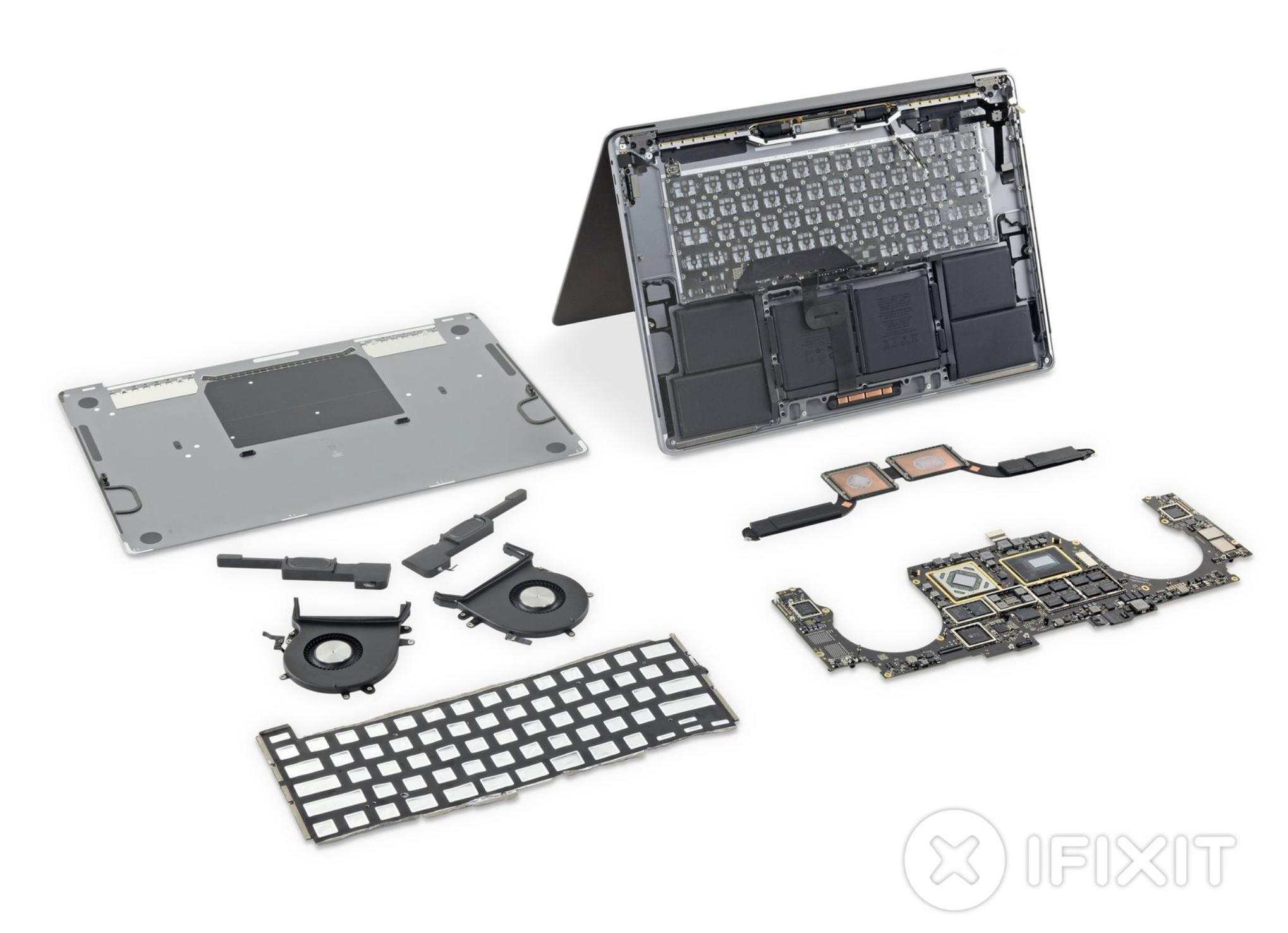 最前线| 16 寸MacBook Pro 拆解：价值18999元，基本上坏了就修不了-36氪