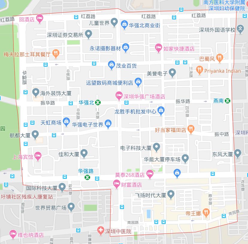 华强北：一片1.45平方公里的民企保护区