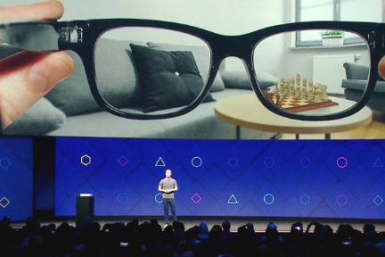 Facebook正在开发AR智能眼镜，希望在五年后取代你的手机