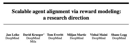 DeepMind重磅论文：通过奖励模型，让AI按照人类意图行事