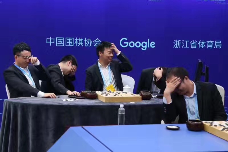 AlphaGo 以一挑五击败5位中国籍围棋世界冠军瞬间