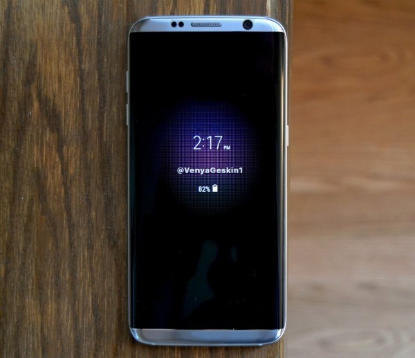 网友曝光三星Galaxy S8渲染图，显示Always-On功能