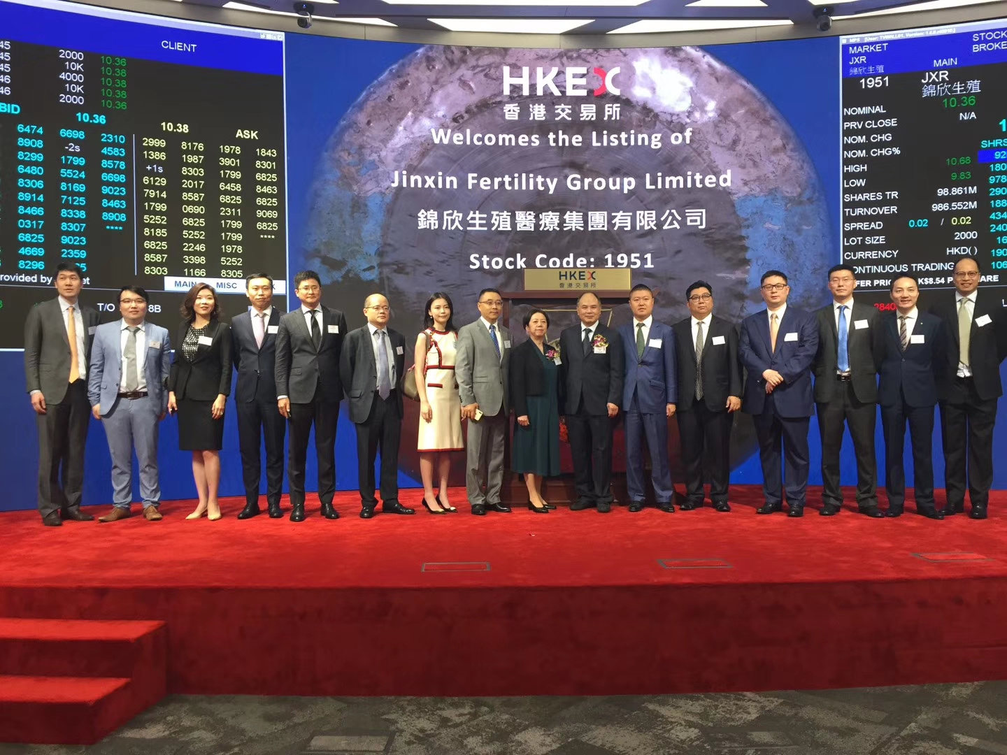 锦欣生殖医疗集团有限公司成功登陆港股 市值超200亿元