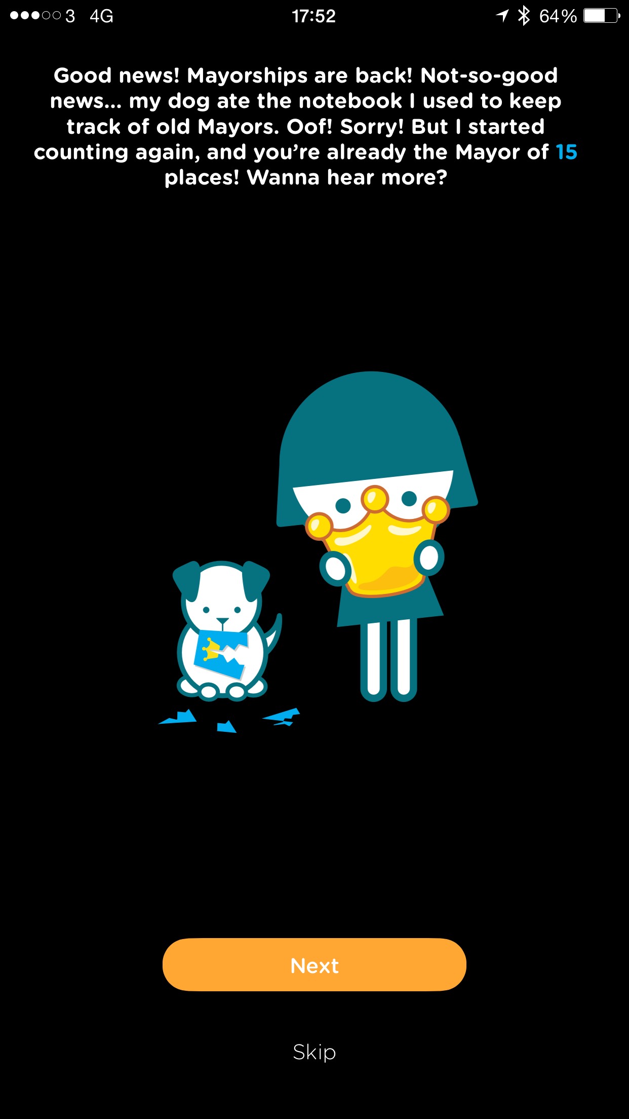 Swarm 重拾原有游戏化签到机制，新增皇冠徽章