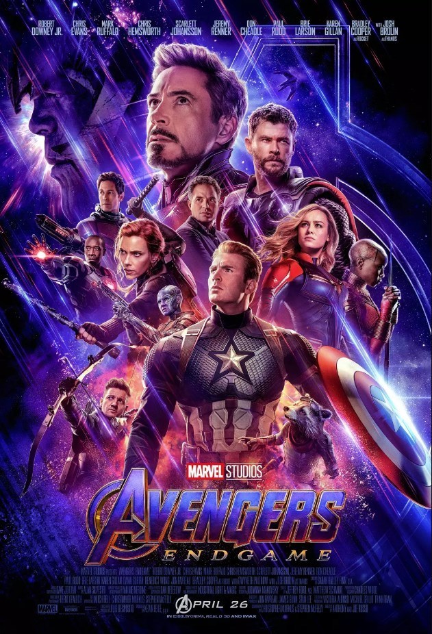 《复仇者联盟4：终局之战》将于4月24日在中国大陆上映