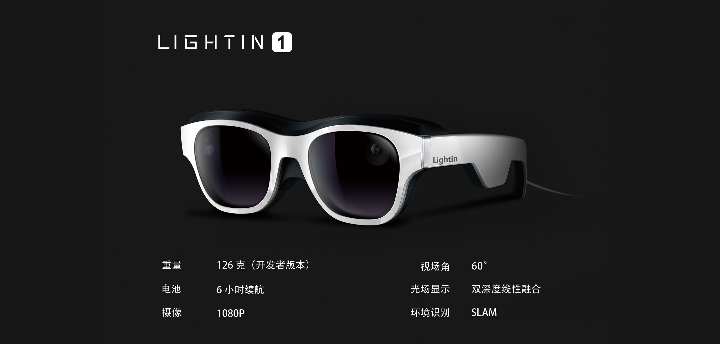 光粒科技发布首款光场ar眼镜lightin1