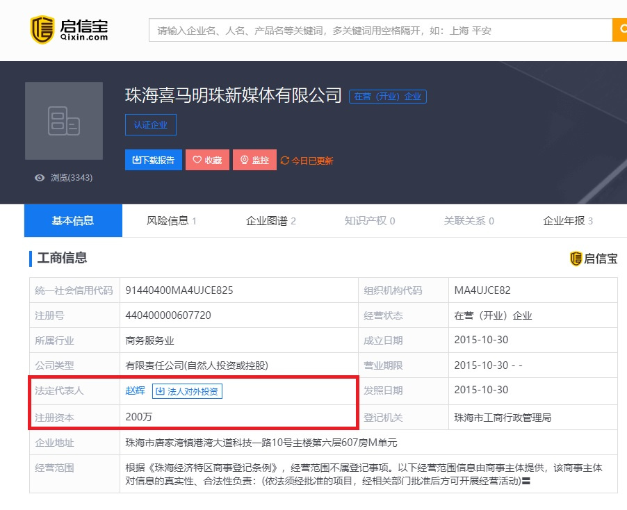 董明珠大幅增持新媒体公司股份